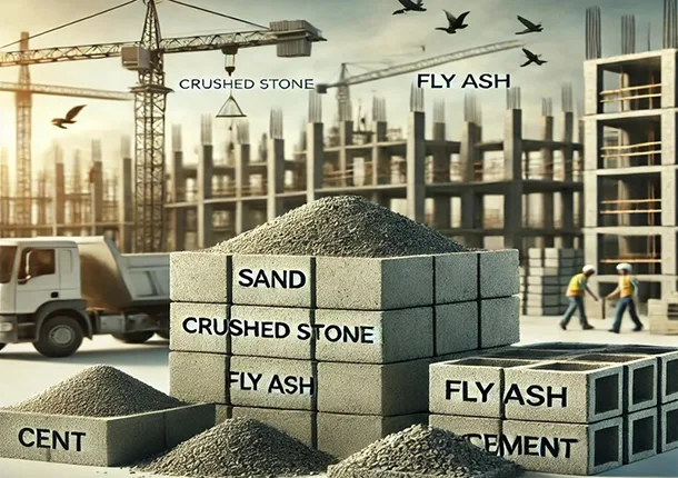 Apakah Bahan Yang Diperbuat daripada Bata Konkrit?